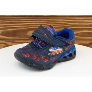 Skechers Toddler‎ Boys 6 Medium Blue Running Synthetic 97435n
